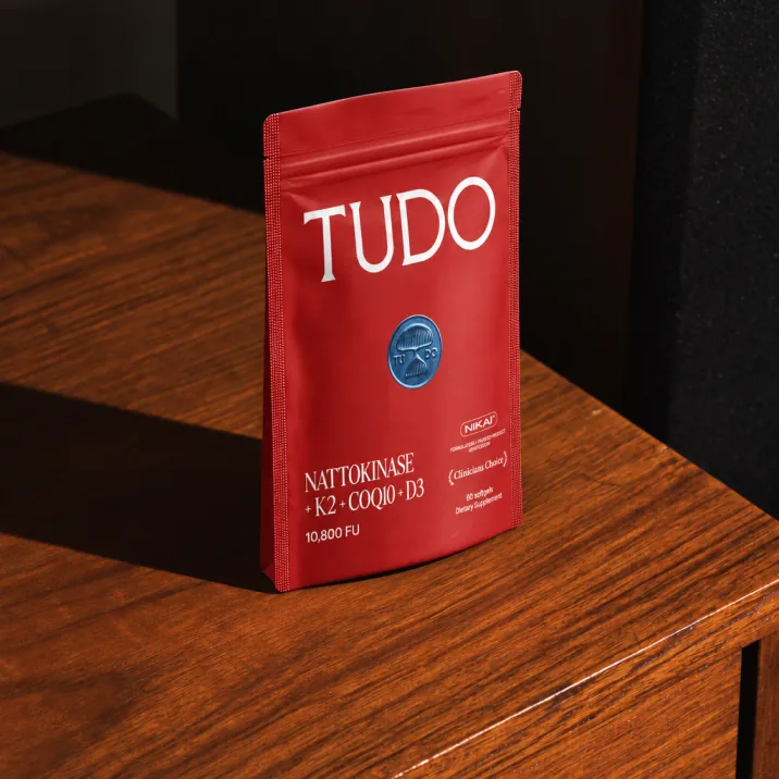 TUDO Nattokinase + K2 + CoQ10 + D3 pouch